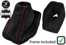 ROT NAHT LEDER HANDBUCH SCHALTSACK+KUNSTSTOFFRAHM F?R CHEVROLET CAMARO 16-19