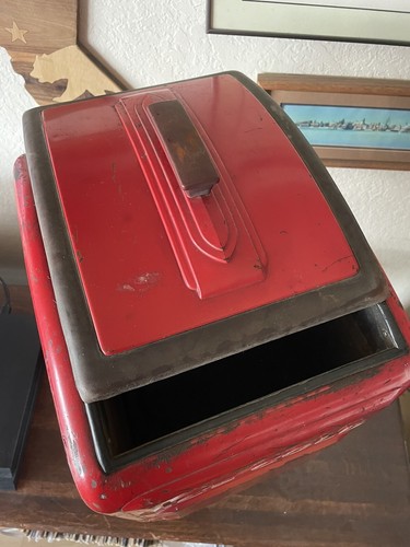 Vintage 1930s 1940s Coca Cola Original Syrup Dispenser Coke Red Antique Deco Lid - Picture 5 of 12