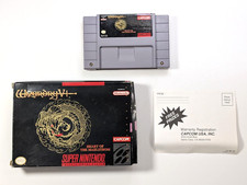 *no manual/tray* Wizardy V Heart of the Maelstrom Nintendo SNES in box