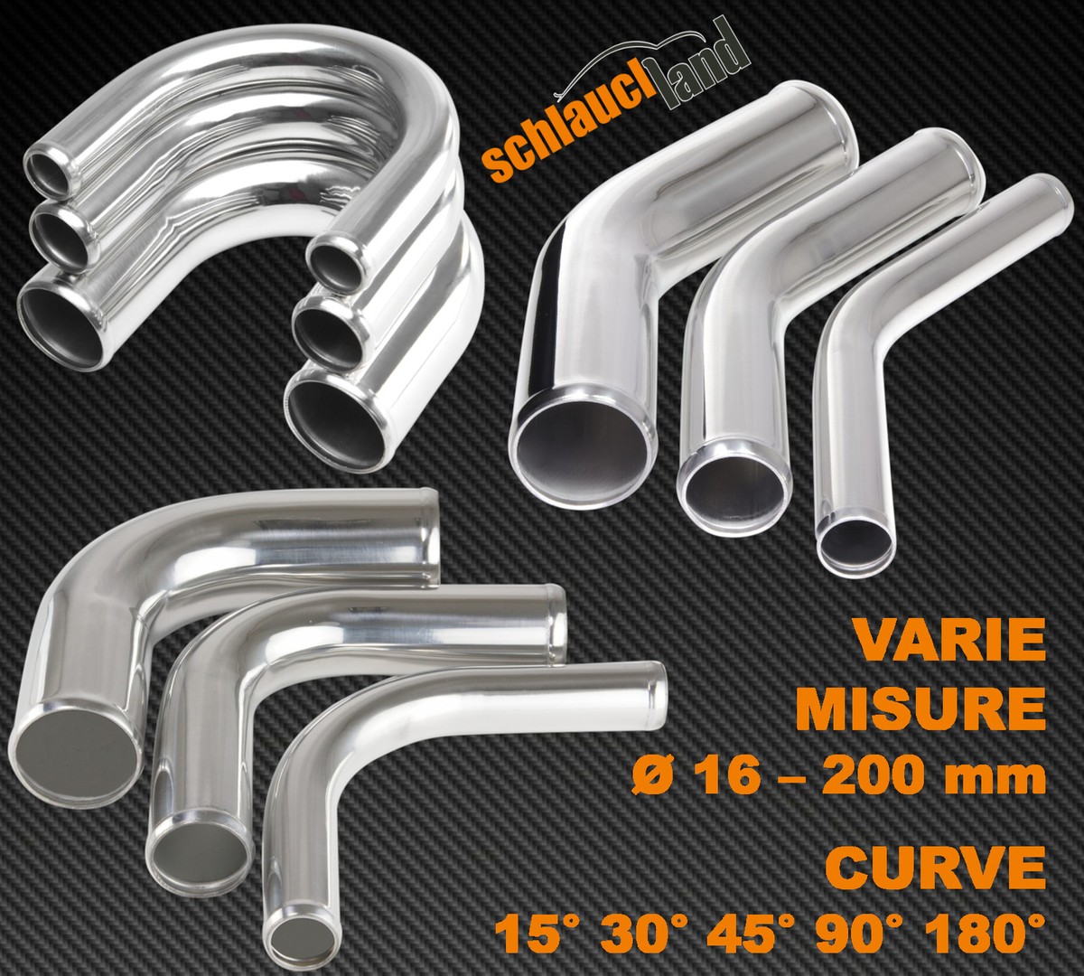 Fabbrica Custom 2.5 45 gradi 1.0D tubo di scarico del gomito in acciaio inox tu