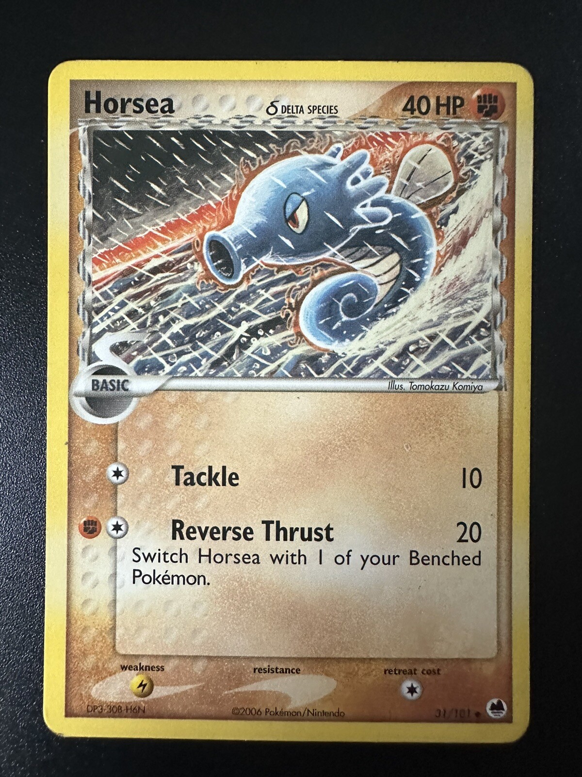 Pokémon TCG Horsea - EX Dragon Frontiers 31/101 Regular Uncommon LP