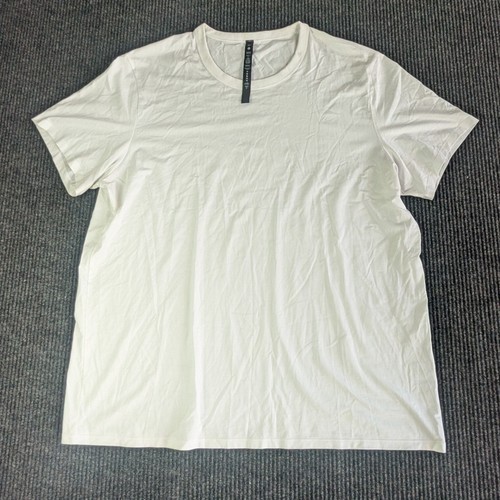 LuluLemon Pima Cotton Basic White Tee Shirt Top Mens 2XL Training