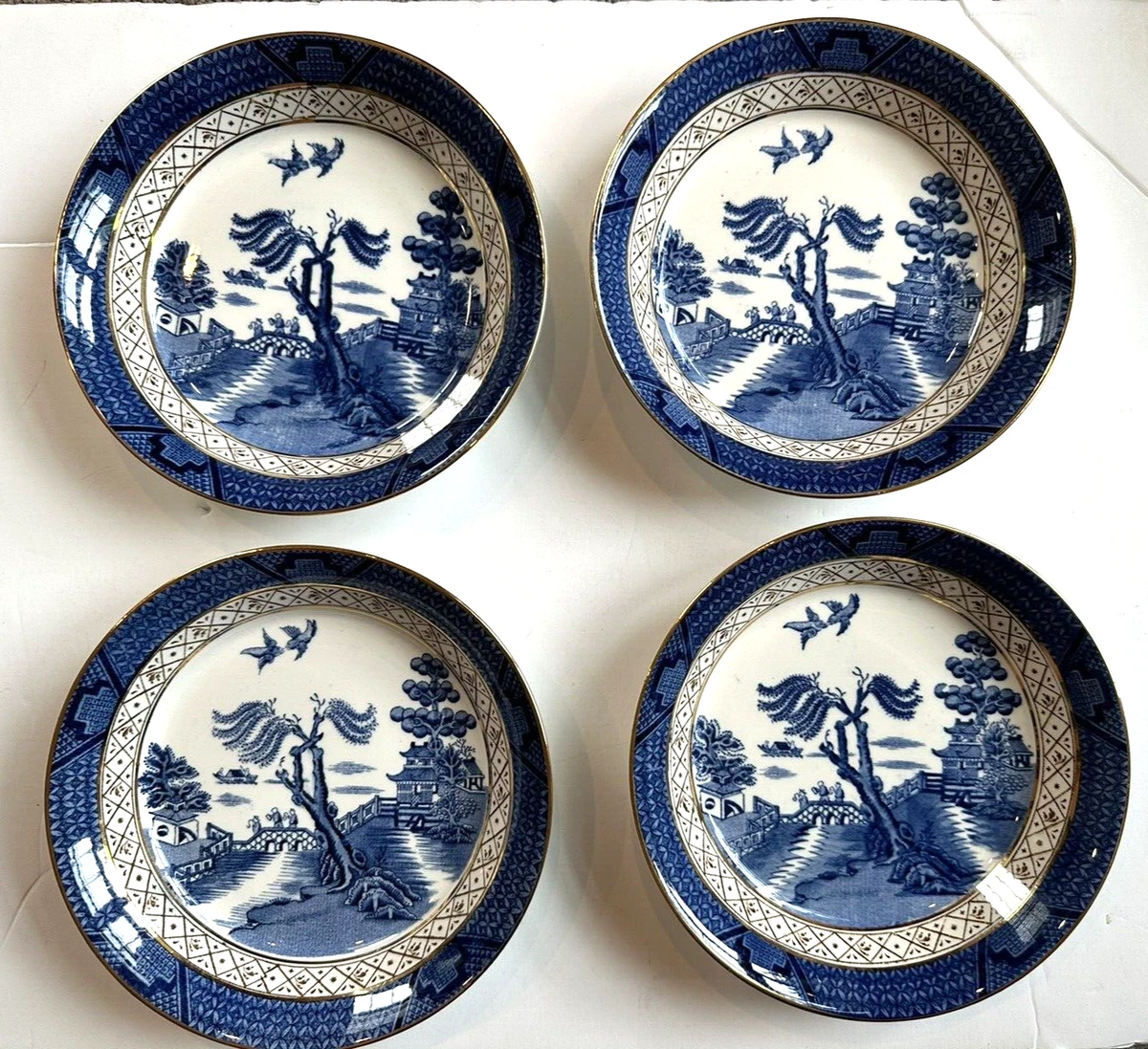 【廃盤】Booth’s リアルオールドウィロー ボウル 16cm 5枚 英国製 BOOTHS（ブース社）のリアルオールドウィロー(Real Old Willow )、英国