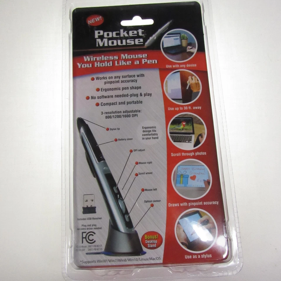 Pocket Mouse Pen Wireless Un-Opened NIB - Image 4 of 4