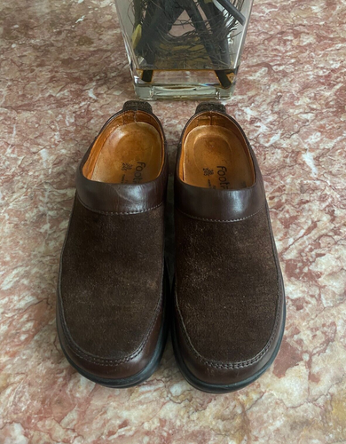 Footprints By Birkenstock Women Brown Suede Leather Mules 38 /US 7.5-8 EUC, $165 - Picture 3 of 9