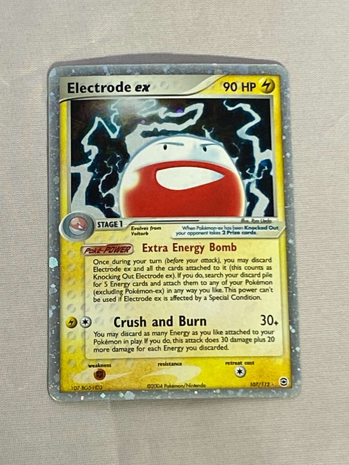 Pokemon Electrode ex FireRed & LeafGreen 107/112