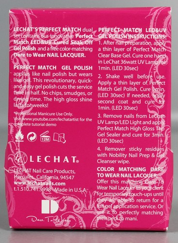 LECHAT Perfect Match #43 Passion Party LED/UV GelPolish 2x15ml Nagellack K9-AP - Bild 4 von 4