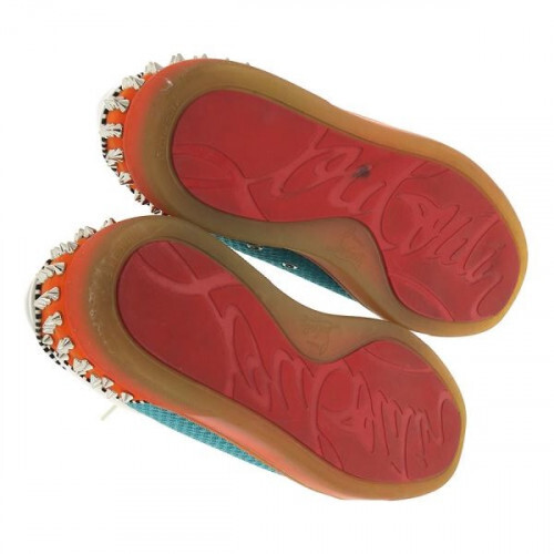 Christian Louboutin Low-Top Multicolor Sneakers with Spikes Christian Louboutin Low-Top Multicolor Sneakers with Spikes