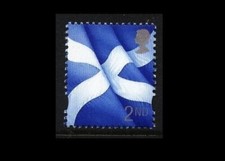 S94 XS70 2nd Scots Flag PVA WALSALL SCOTLAND Regional Unmounted Mint