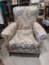 Poltrona Frau, Modello Frau, nuova. Foderata con tessuto Etro come foto