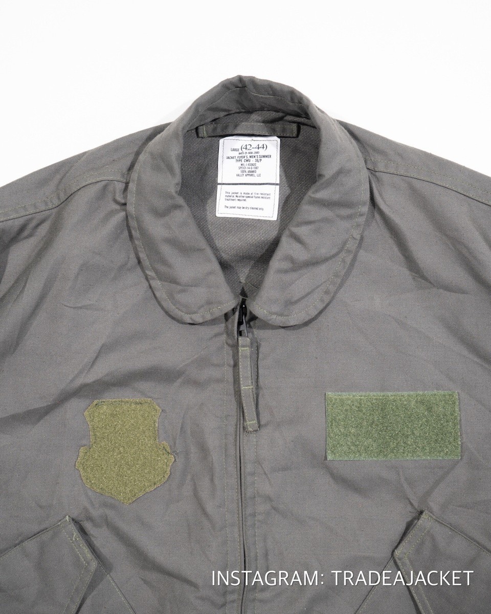 USAF CWU-36/P SUMMER FLYER'S JACKET NOMEX (MATTE) LARGE (42