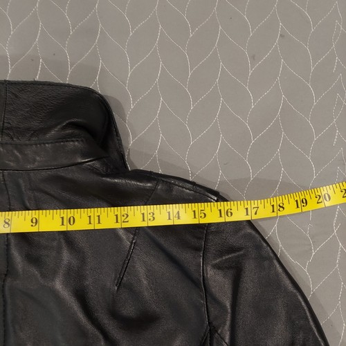 Wilsons Leder Damen SMALL Jacke Cropped Schößchen belüftet VINTAGE Y2K - Bild 18 von 22