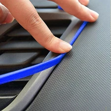 Car Interior Decor Strip Flexible Edge Gap Door Panel Molding Line Accessories