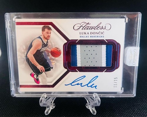 2022 Panini Flawless Luka Doncic Dallas Mavericks Patch Auto /5 From JAPAN - 第 1/2 張圖片