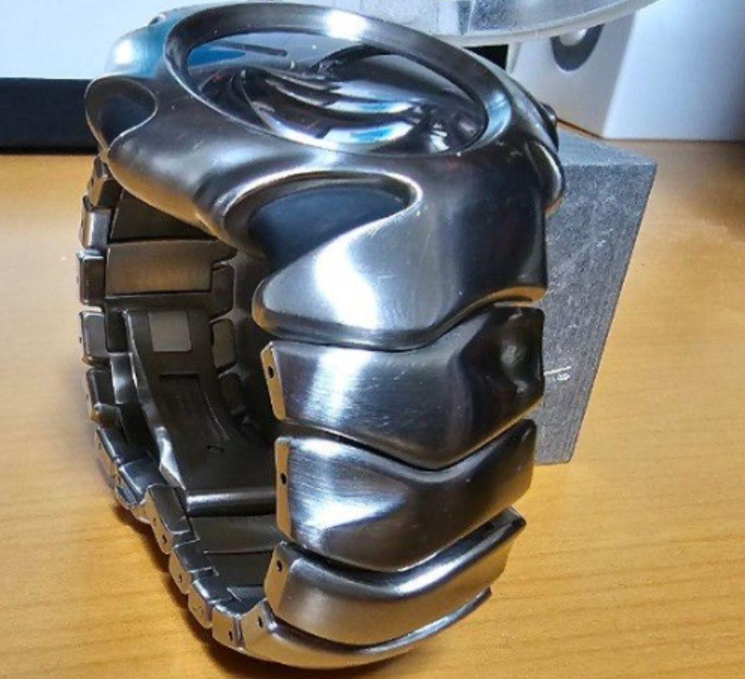 oakley Wristwatch blade y2k silver dead battery body only mens watch stainless