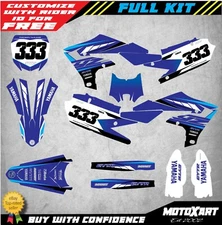 Custom decal Kit to Fit Yamaha YZF250 2019 - 2022 models TORNADO STYLE stickers