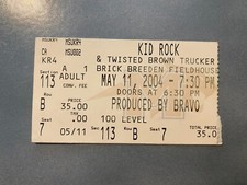 KID ROCK LIVE 2004 MONTANA CONCERT TICKET STUB