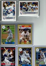 2022 Topps Baseball Series 1 & 2 Los Angeles Dodgers Team Set (26) Base Cards ++