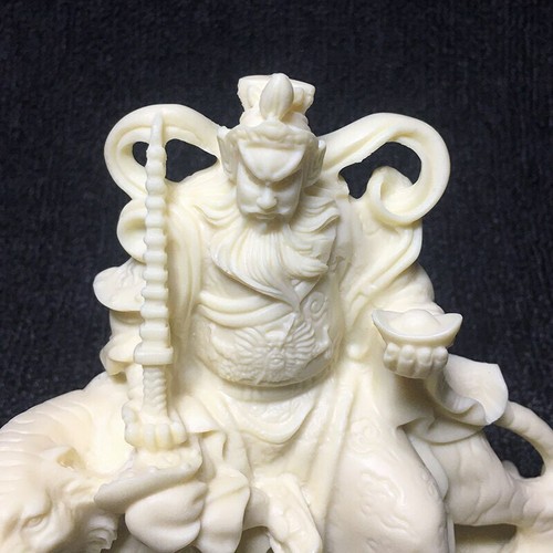 1Pc Chinese Zhao Gongming God Wealth Statue Sculpture Home Decoration Figurines - Picture 5 of 5