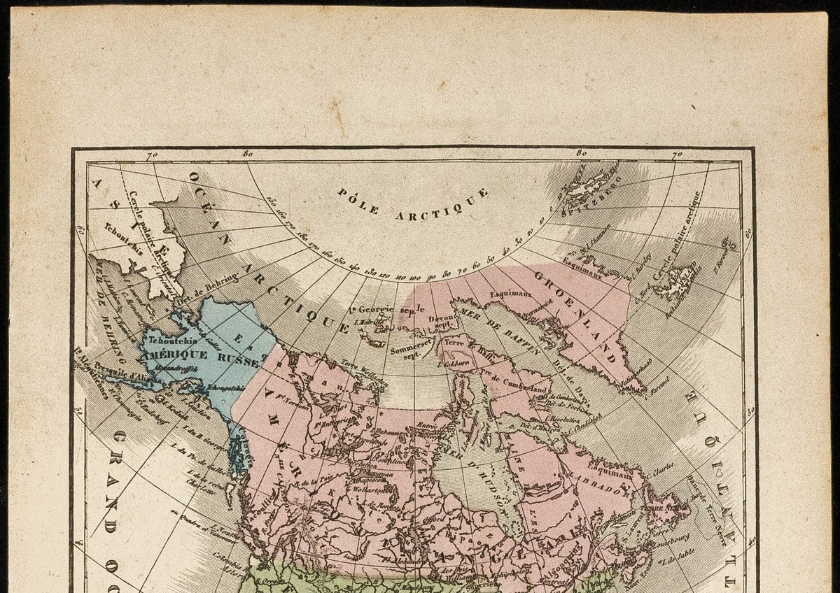 Carte Géographique Ancienne De L'Asie Vers 1850 - Rare, Originale, Dimensions ~44x30 Cm