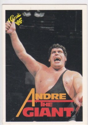 ANDRE THE GIANT Card WWF Wrestling RARE 1990 CLASSIC #10 Champion