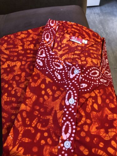 Womens Pure Cotton Summer Kaftan Tunic Maxi Dress Nighty Plus Size 28 30 32, 7XL - Picture 4 of 5