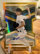 2023 Elite Extra Edition Noble Meyer Gold Die Cut Prospect Auto RC #/24 🔥📈