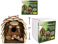 Deluxe Hanging Wooden Bird House In A Gift Box on sale Deluxe Hanging Wooden Bird House In A Gift Box on sale