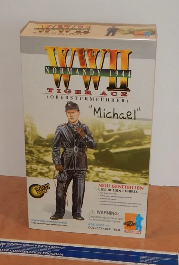 ドラゴン社　WWⅡ 1/6　NORMANDY 1944 TIGER ACE Dragon Tiger Aces Normandy 1944 German Soldier Figures Model Kit
