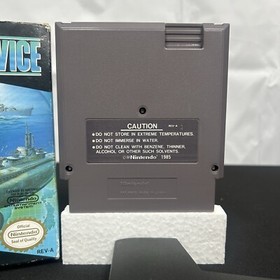 Silent Service - Nintendo Entertainment System (NES) CIB Working/Tested