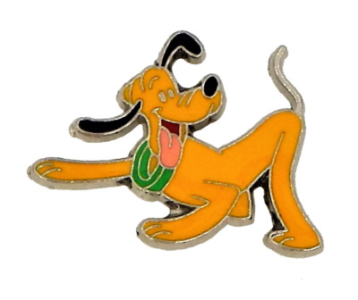 Pluto Dog Happy Playing Full Body Individual Disney Park Trading Pin ~ Brand New