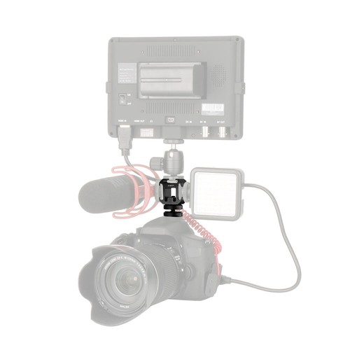 Andoer On-Camera Cold Shoe Mount Adapter for Canon Nikon SonyDSLR Camera R3M2 - Picture 6 of 8