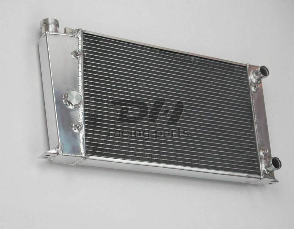 Radiador de aluminio de 2 filas para Volkswagen Golf/Jetta/Scirocco 1988-1991 1,6/1,8 L MT Foto 2 de 4