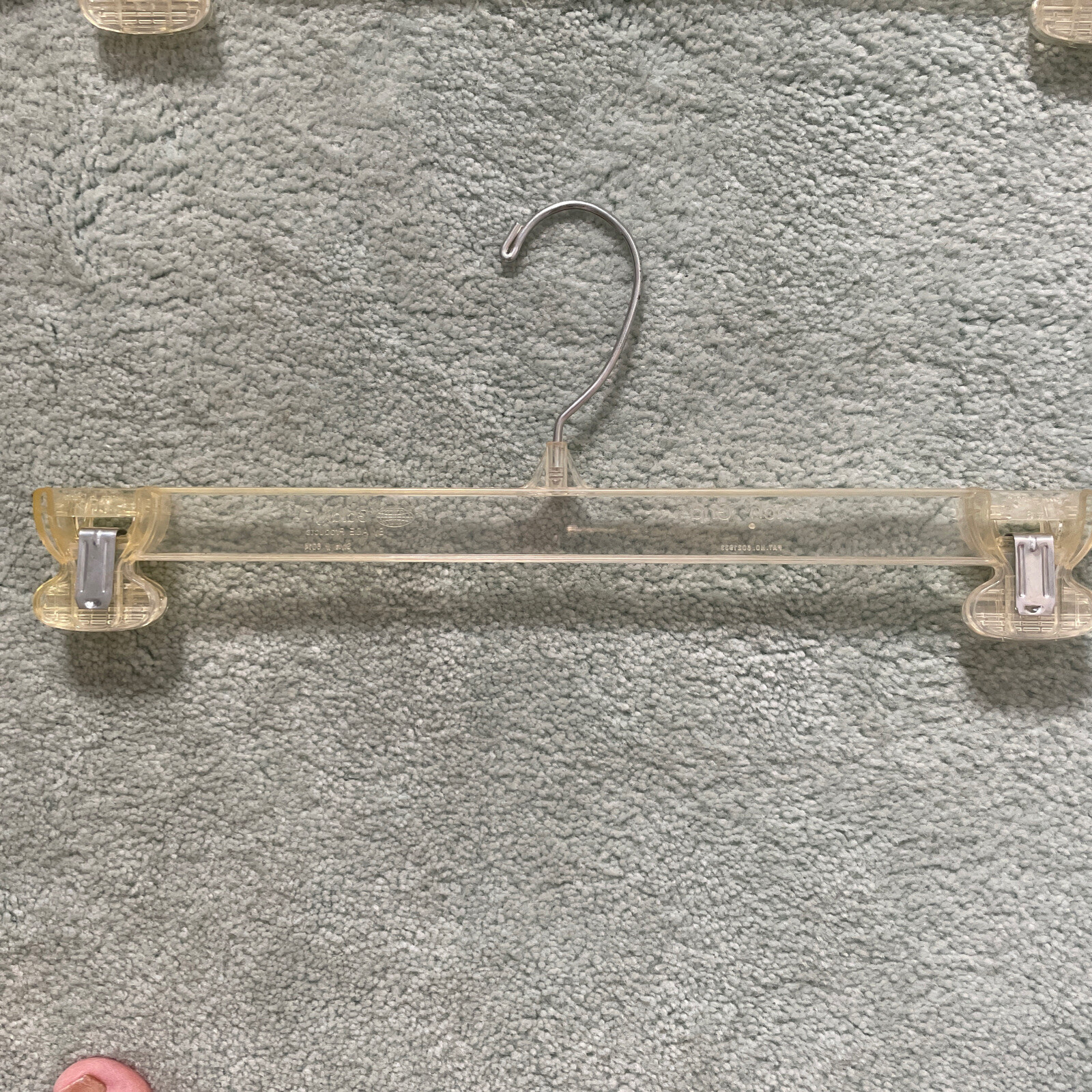 10 Plastic Pants / Skirt Hangers eBay