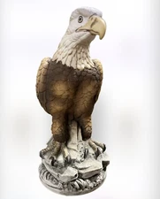 Bald Eagle Bird Porcelain 7” Figurine Statue Andrea by Sadek 1988 Made In Japan