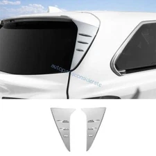 For Toyota Sienna 2021~2024 Roof Trunk Spoiler Wing Flap Bar Side Cover Chrome