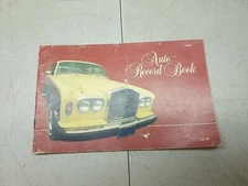 Automotive Record Book Vintage Maintenance Log Planner And Scheduler 