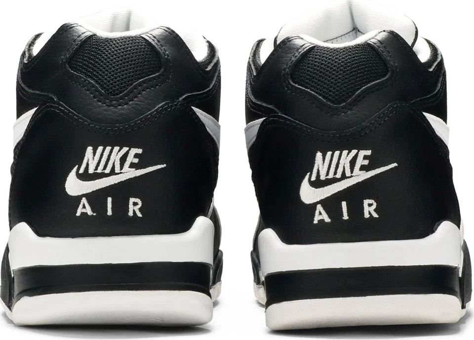 [CU4833-015] Mens Nike AIR FLIGHT 89 'BLACK WHITE (2019)' - Image 4 of 4