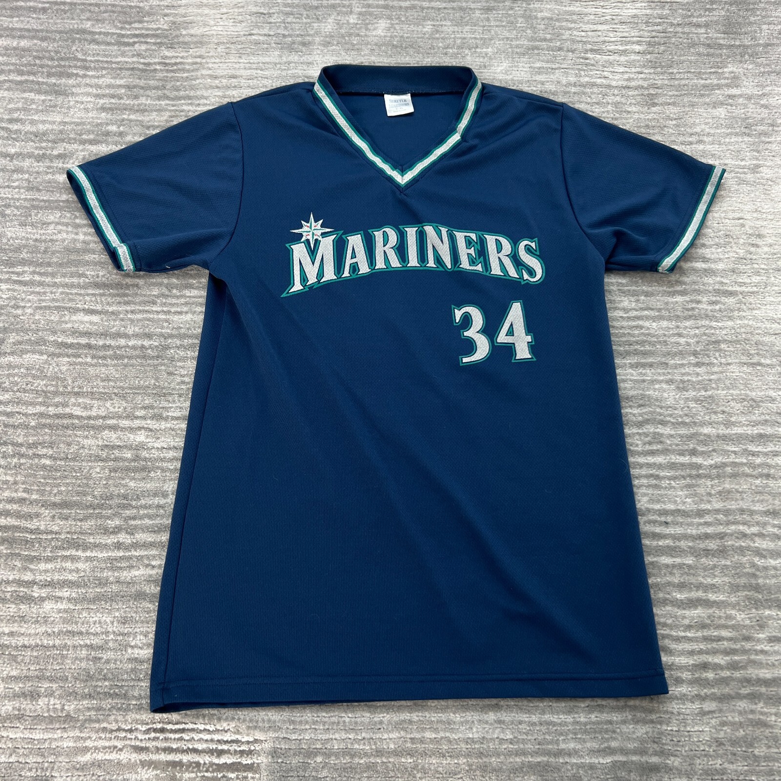 Seattle Mariners Jersey Size Y-XL Youth Félix Hernández #34 MLB Baseball Blue