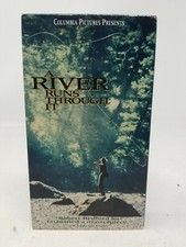 A River Runs Through It  VHS VCR Video Tape Movie Robert Jr. Redford  Used