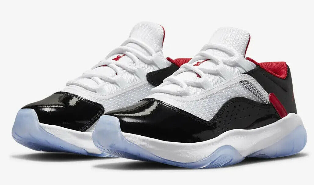 jordan 11 black and white and red