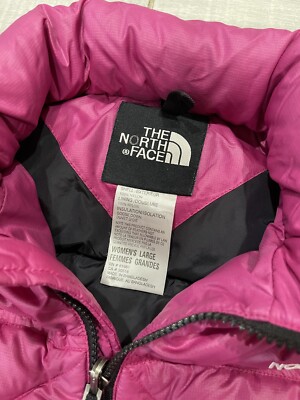THE NORTH FACE 600 Goose Down Quilted Magenta Jacket Women