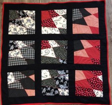 Quilt Top Set Crazy Quilt Blöcke mit wiederv...