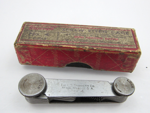 Starrett No. 4 Screw Pitch Gage w/ Box