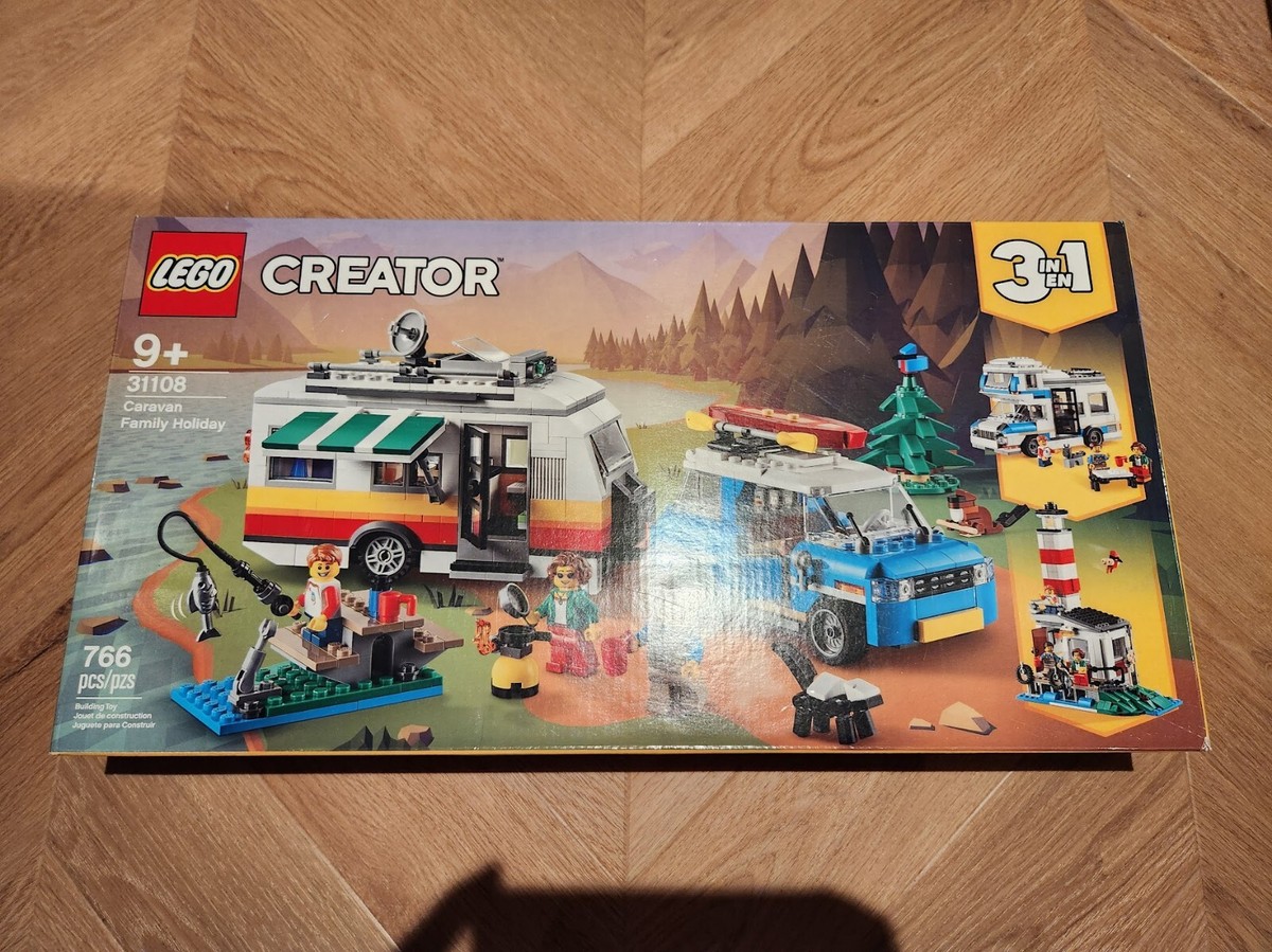 Lego Creator Caravan Family Holiday 31108 3 in 1 Brand New Fast Shipping
