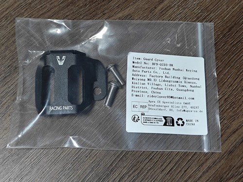 Brake Master Cylinder Fluid Reservoir Cover Guard For DUCATI Hyperstrada 939 821 - Picture 3 of 19