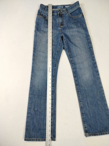 Chaps Children's Place Youth Button Down Shirt Jeans Blue Red Classiccore Casual - Picture 6 of 19