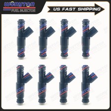 8pcs 24lb Upgrade Bosch Fuel Injectors Ev6 For Dodge Jeep 4.7l V8 53030842