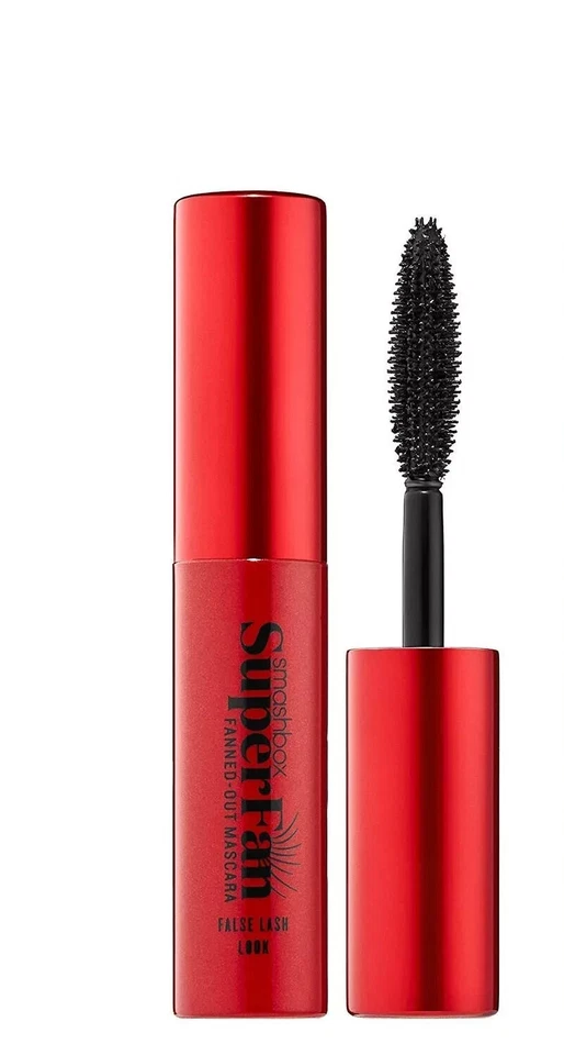 3 Pack Smashbox Super Fan Lash Lengthening Mascara Black 5ml/0.17 oz Travel Size - Image 2 of 4