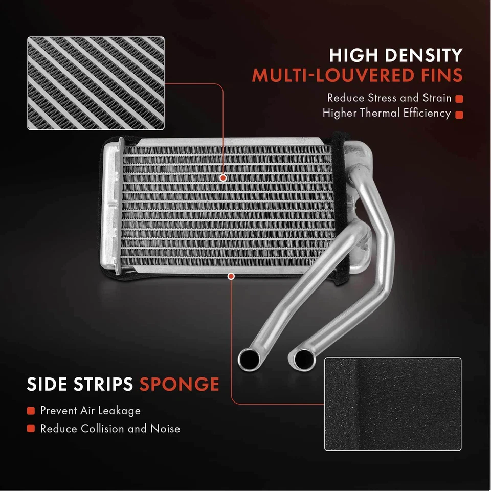 Núcleo calefactor de aluminio HVAC para Honda Civic CRX 1988-1991 Acura Integra 1990-1993 Foto 4 de 4